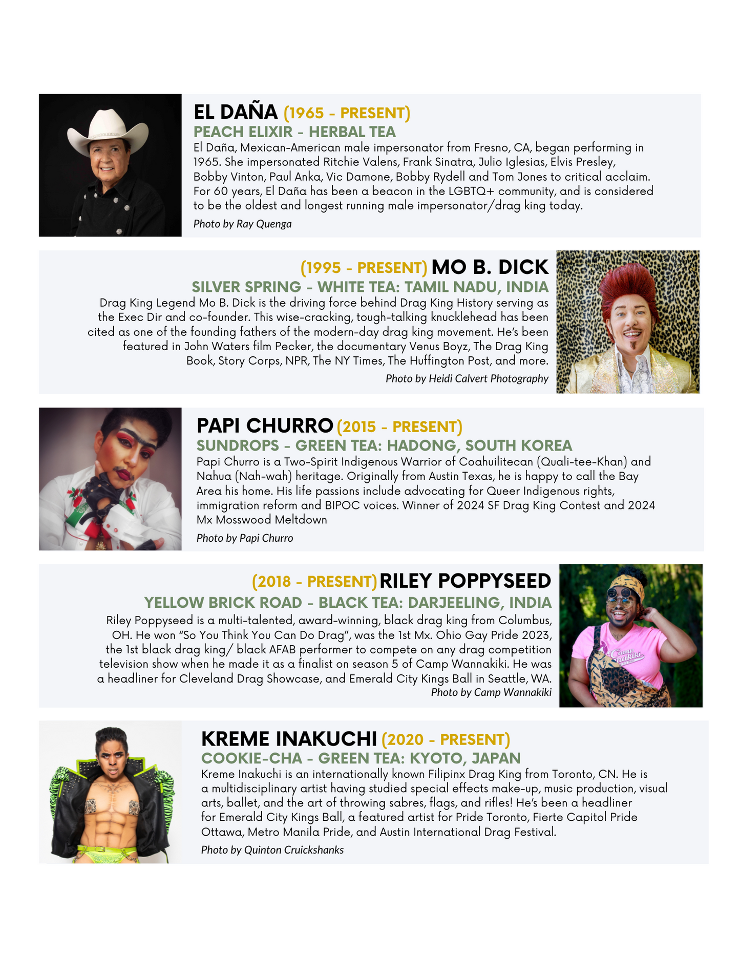 Drag King History Tea Taster Box image 5