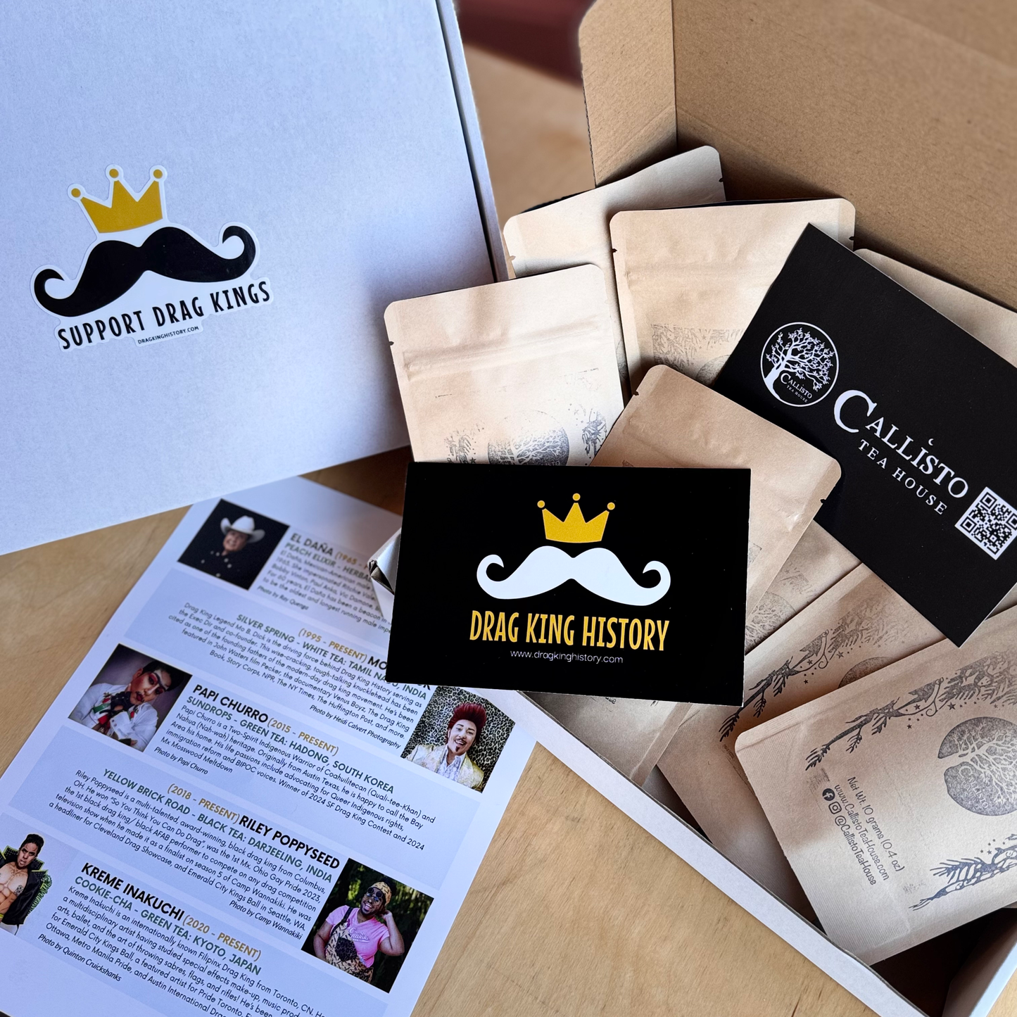 Drag King History Tea Taster Box image 1