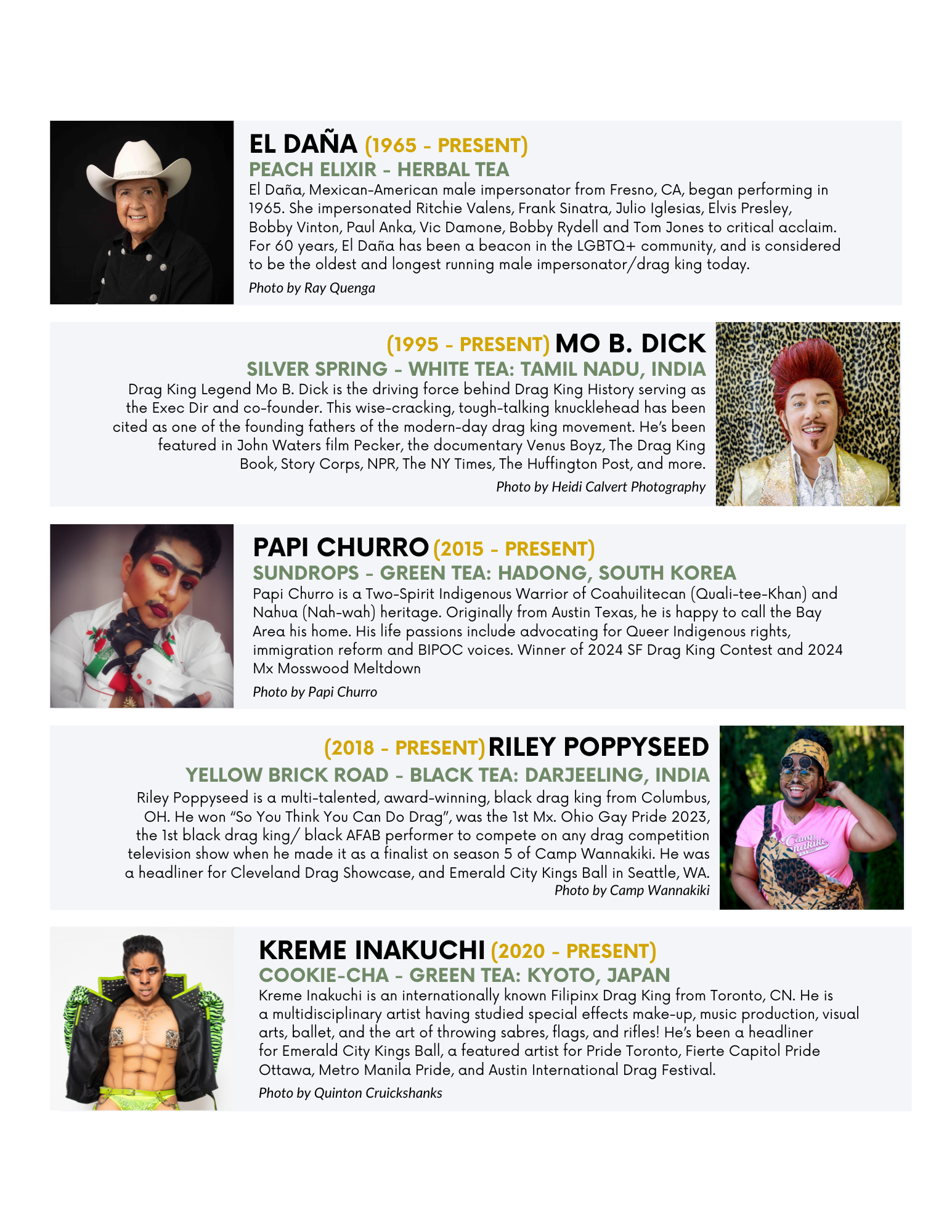 Drag King History Tea Taster Box image 5